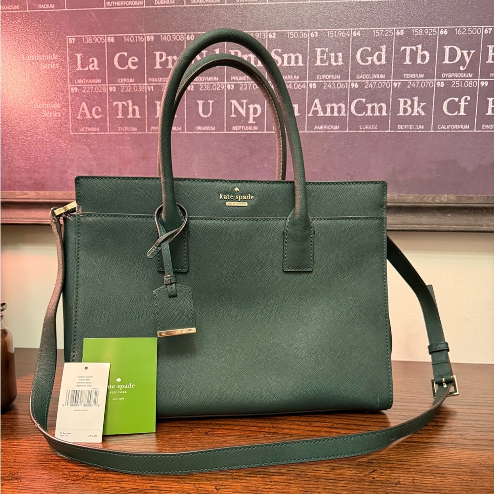 Kate Spade Forest Green Satchel